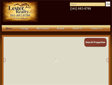 Tablet Screenshot of lester-realty.com